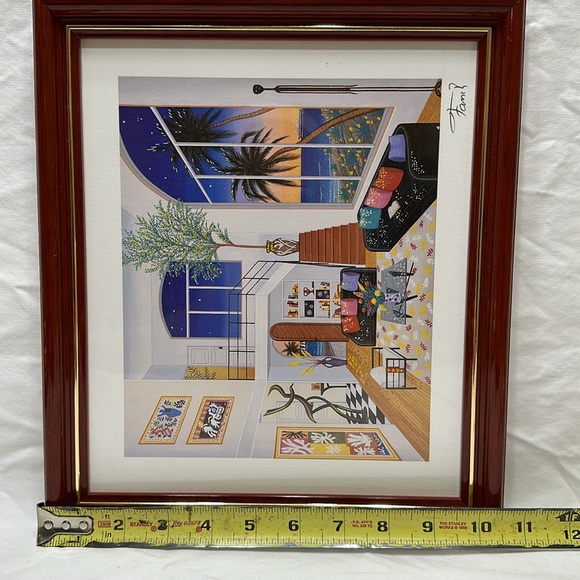 “Interior with Three Matisse” seriolithograph - Picture 5 of 10